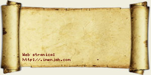 Negovanka Rajkov vizit kartica